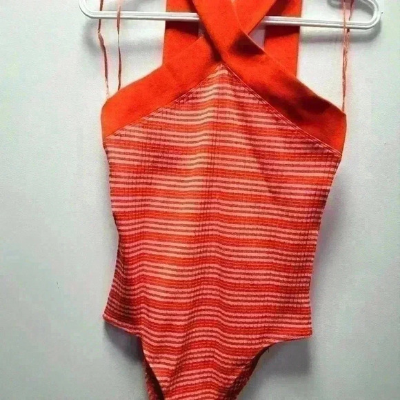 COPY -  Nwt Zara striped halter body suit - Picture 2 of 4